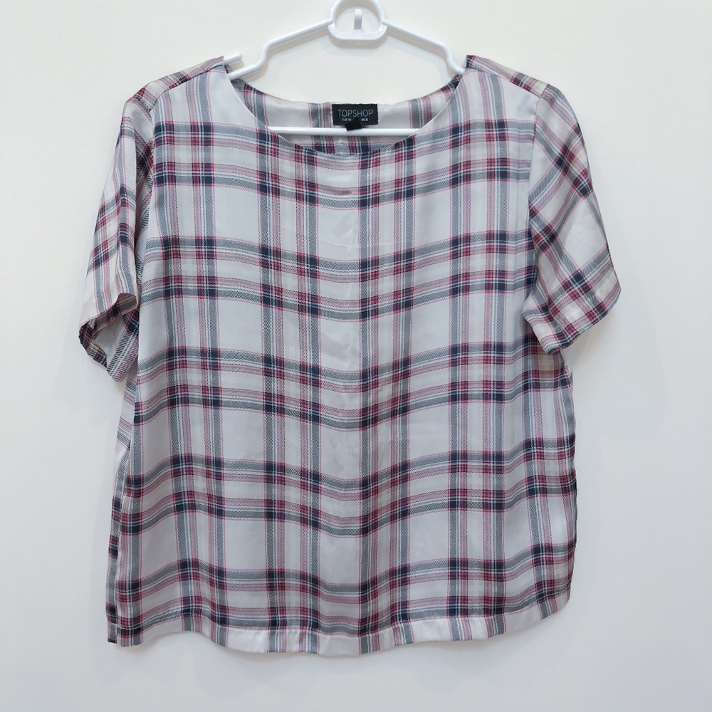 Topshop Check Plaid Tee Lydia Martin Teen Wolf